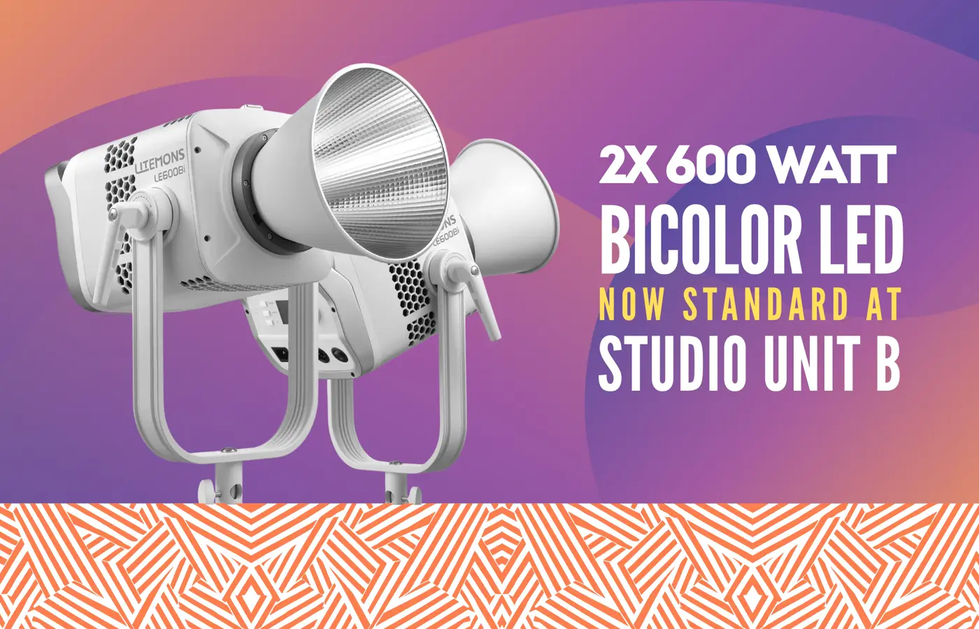 Studio unit B litemons 600watt bicolor