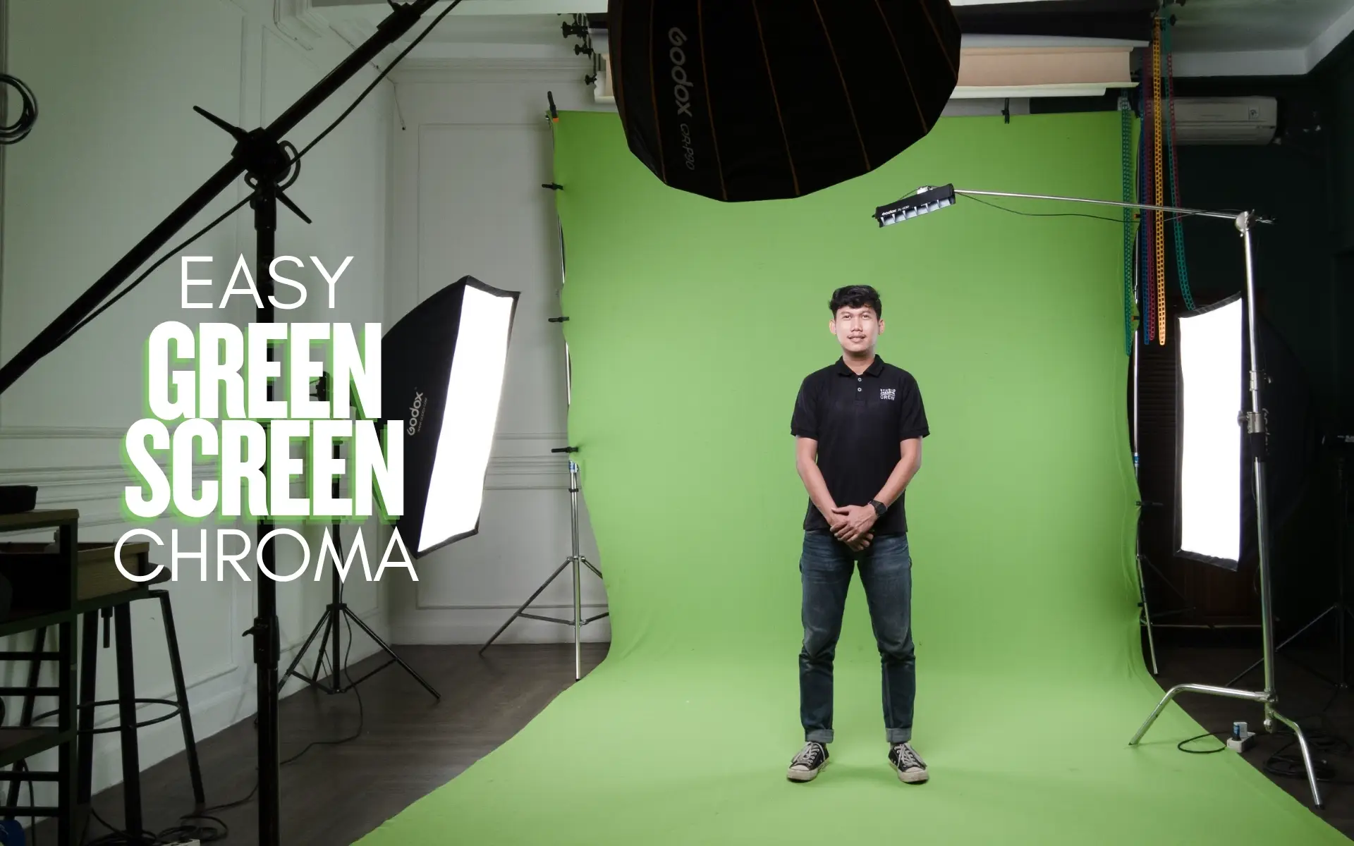2-Green Screen Slider Studio Jakarta
